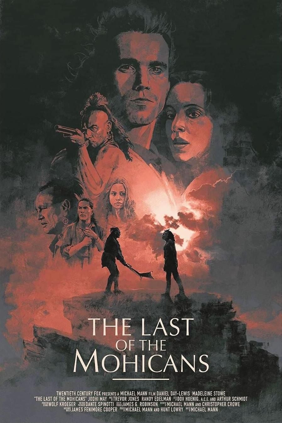 Póster de El último mohicano