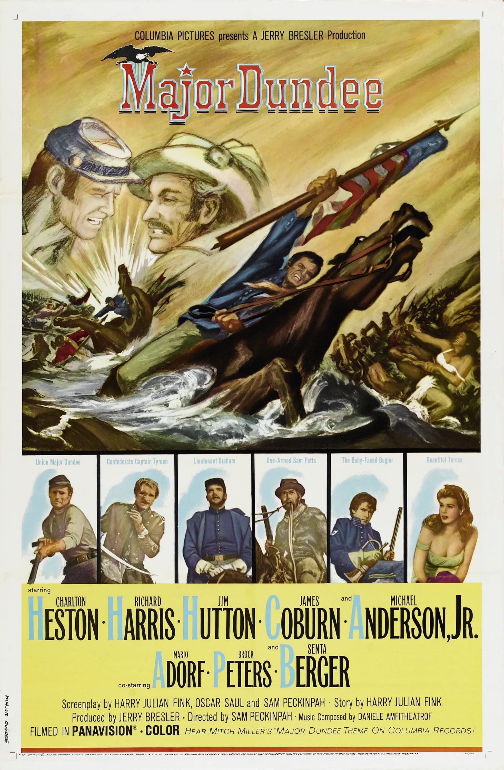 Póster de Mayor Dundee