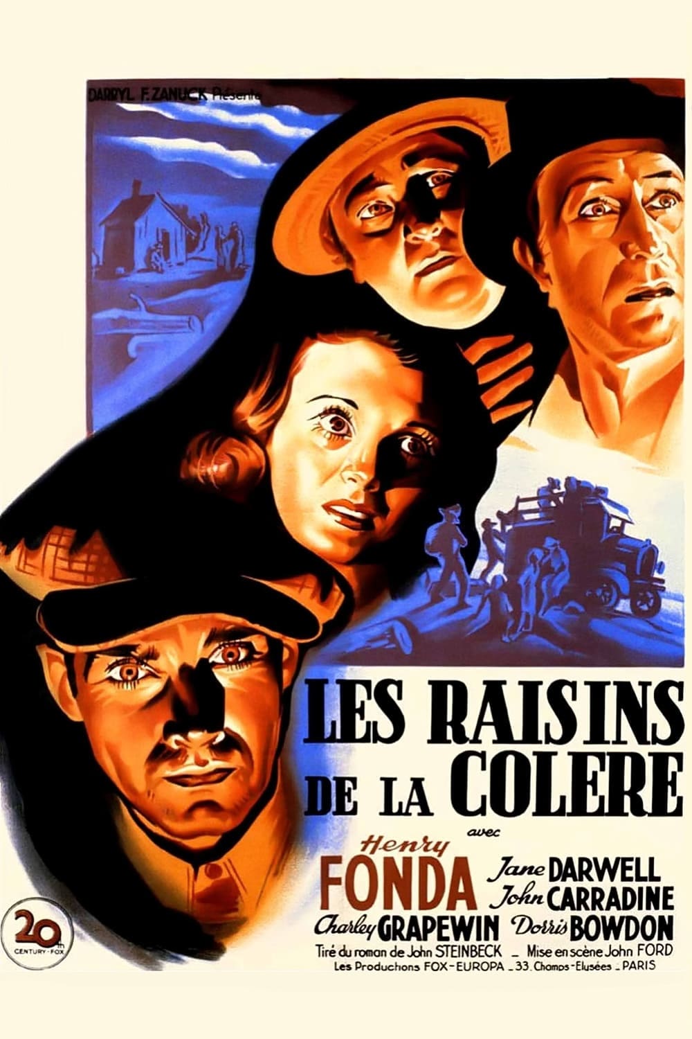 Póster de Las uvas de la ira