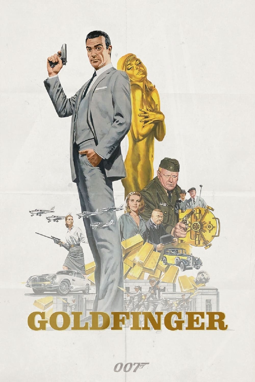 Póster de James Bond contra Goldfinger