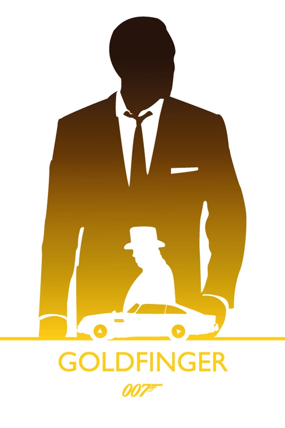 Póster de James Bond contra Goldfinger