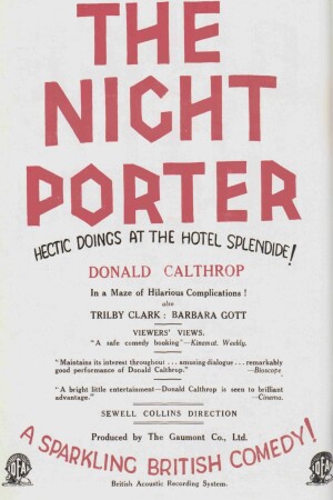Póster de la película The Night Porter