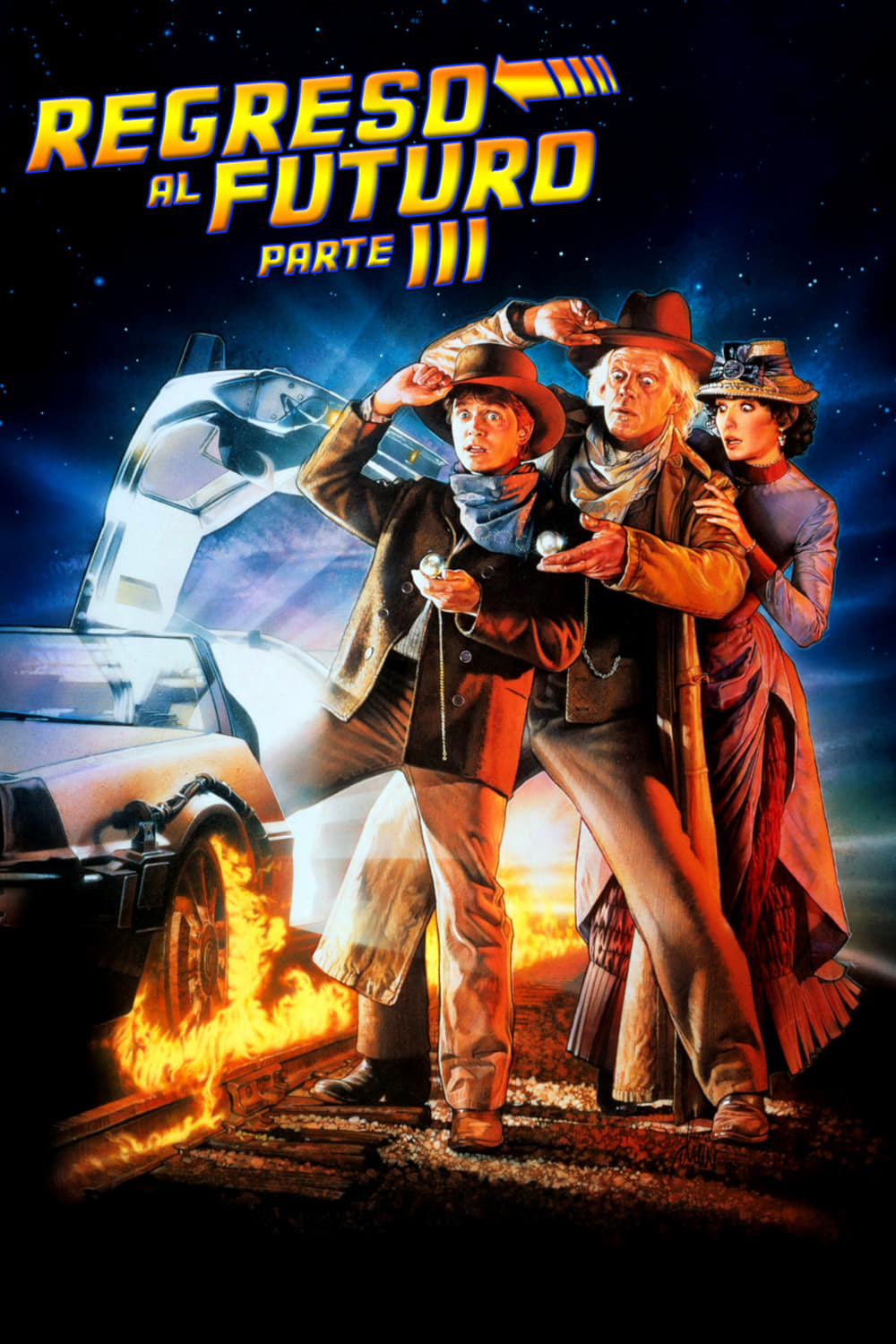 Póster de Regreso al futuro III