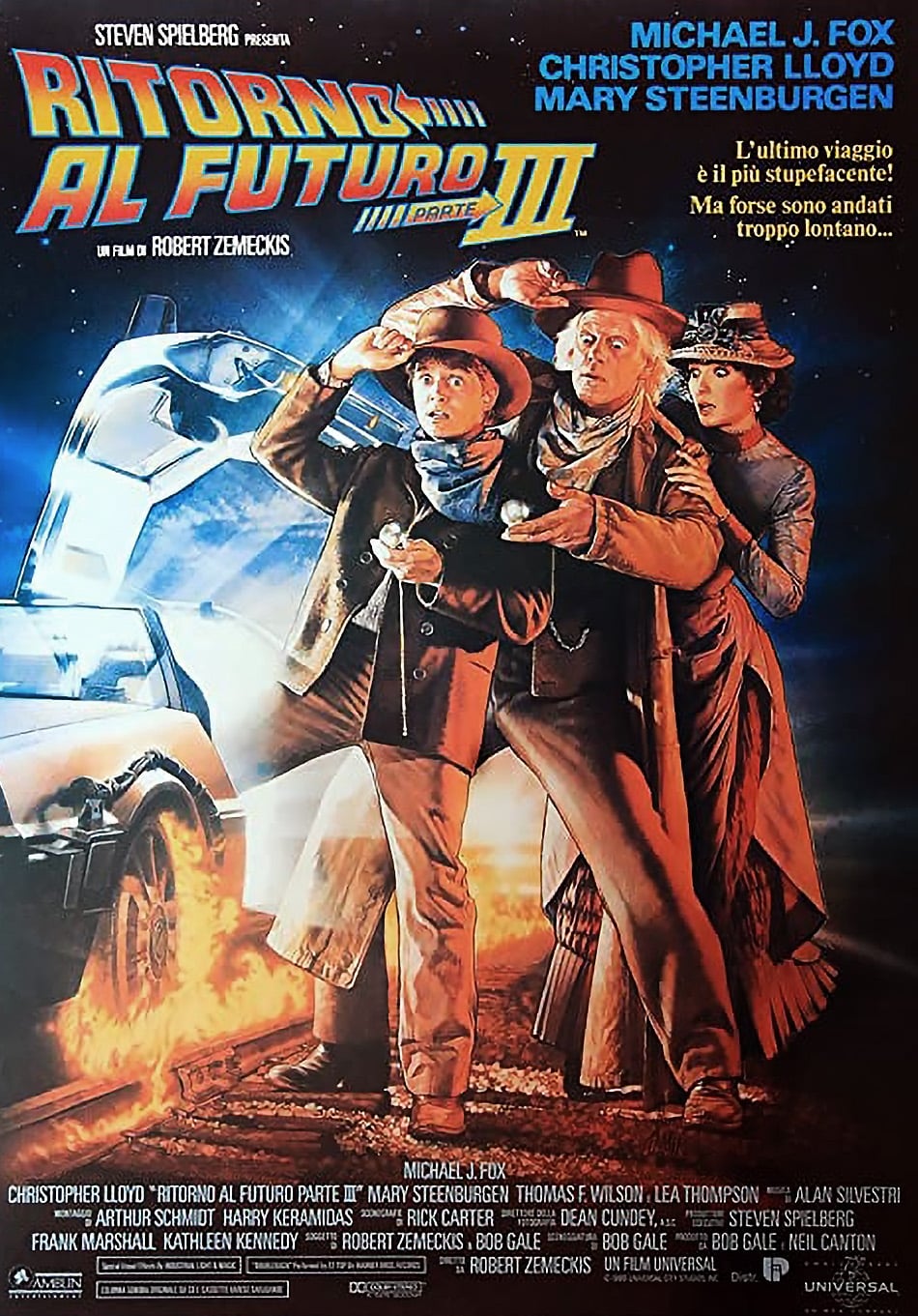 Póster de Regreso al futuro III