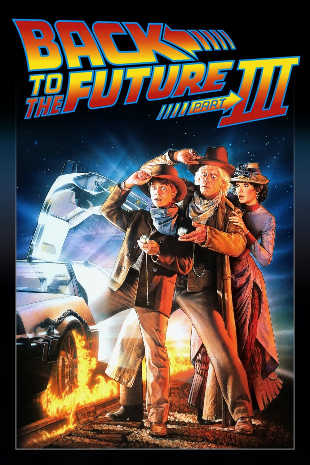 Póster de Regreso al futuro III