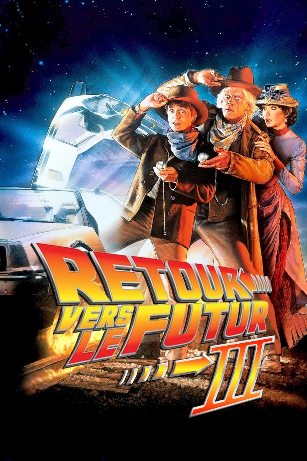 Póster de Regreso al futuro III