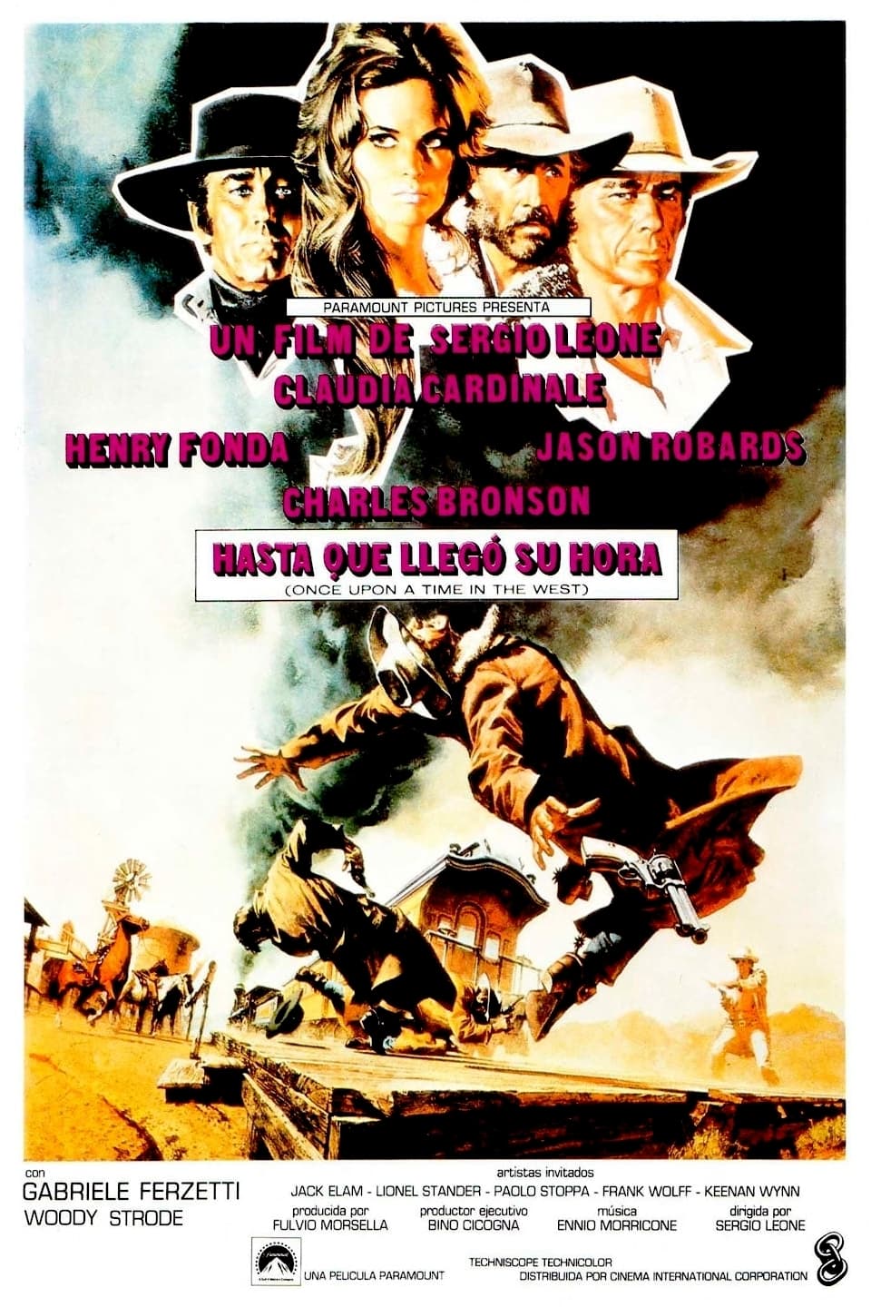 Póster de Hasta que llegó su hora