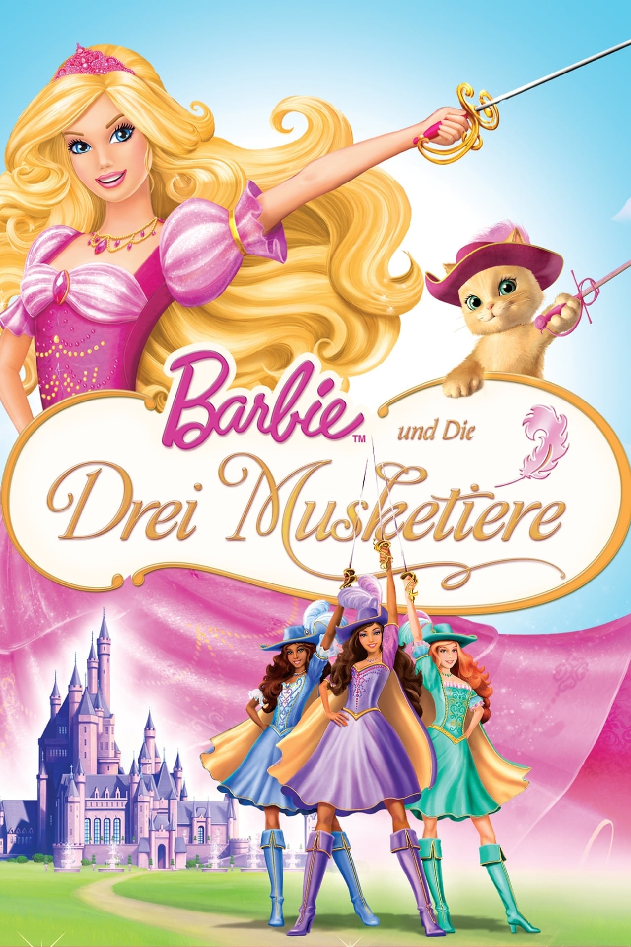 Póster de Barbie y Las tres mosqueteras