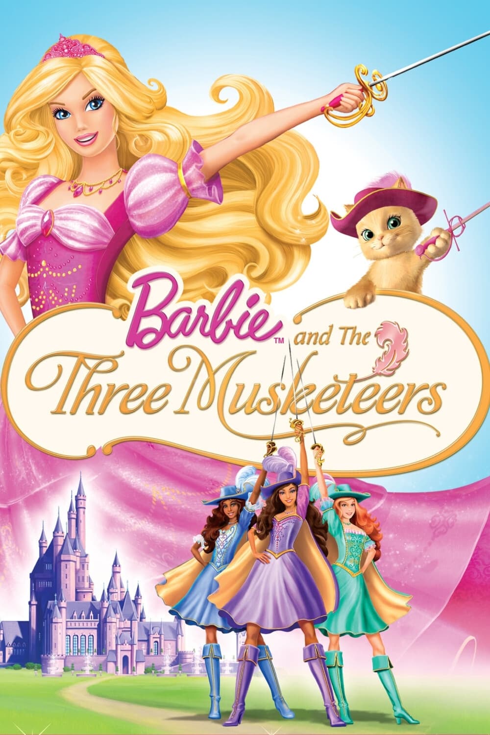Póster de Barbie y Las tres mosqueteras