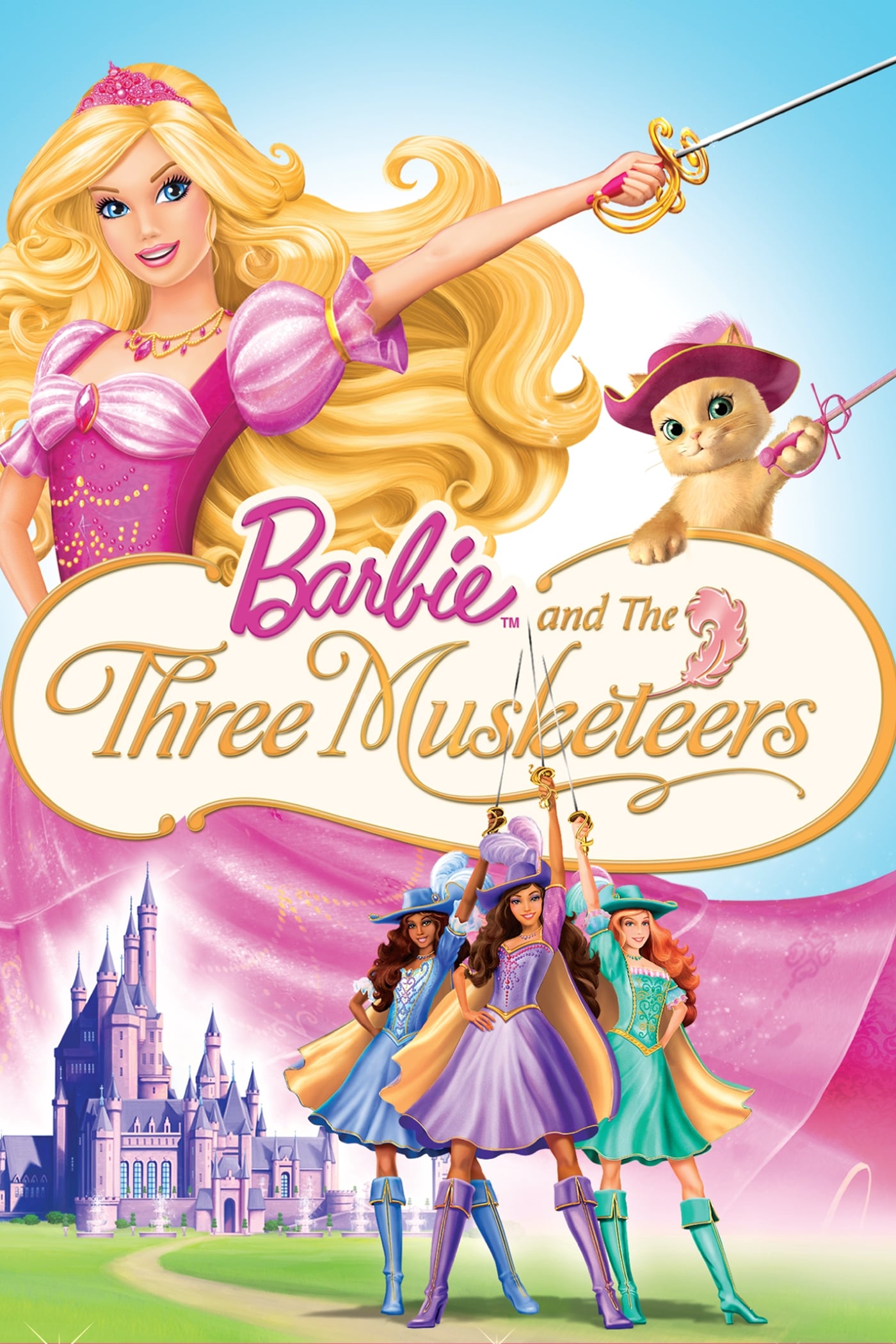 Póster de Barbie y Las tres mosqueteras