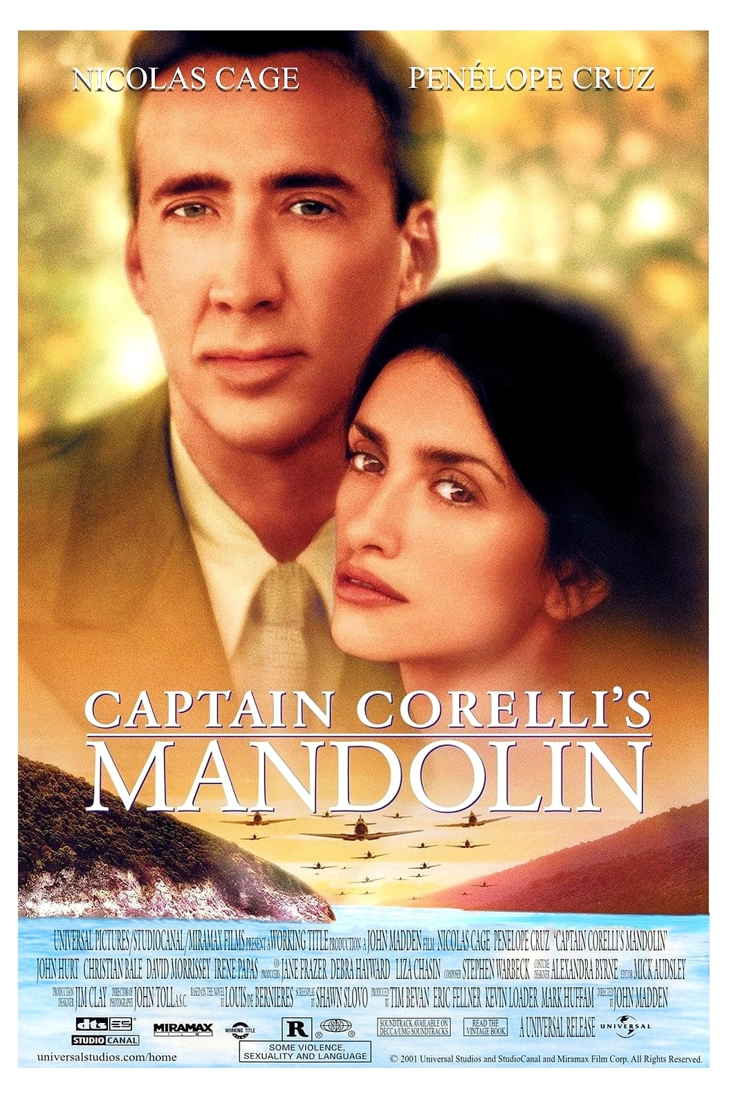Póster de La mandolina del capitán Corelli