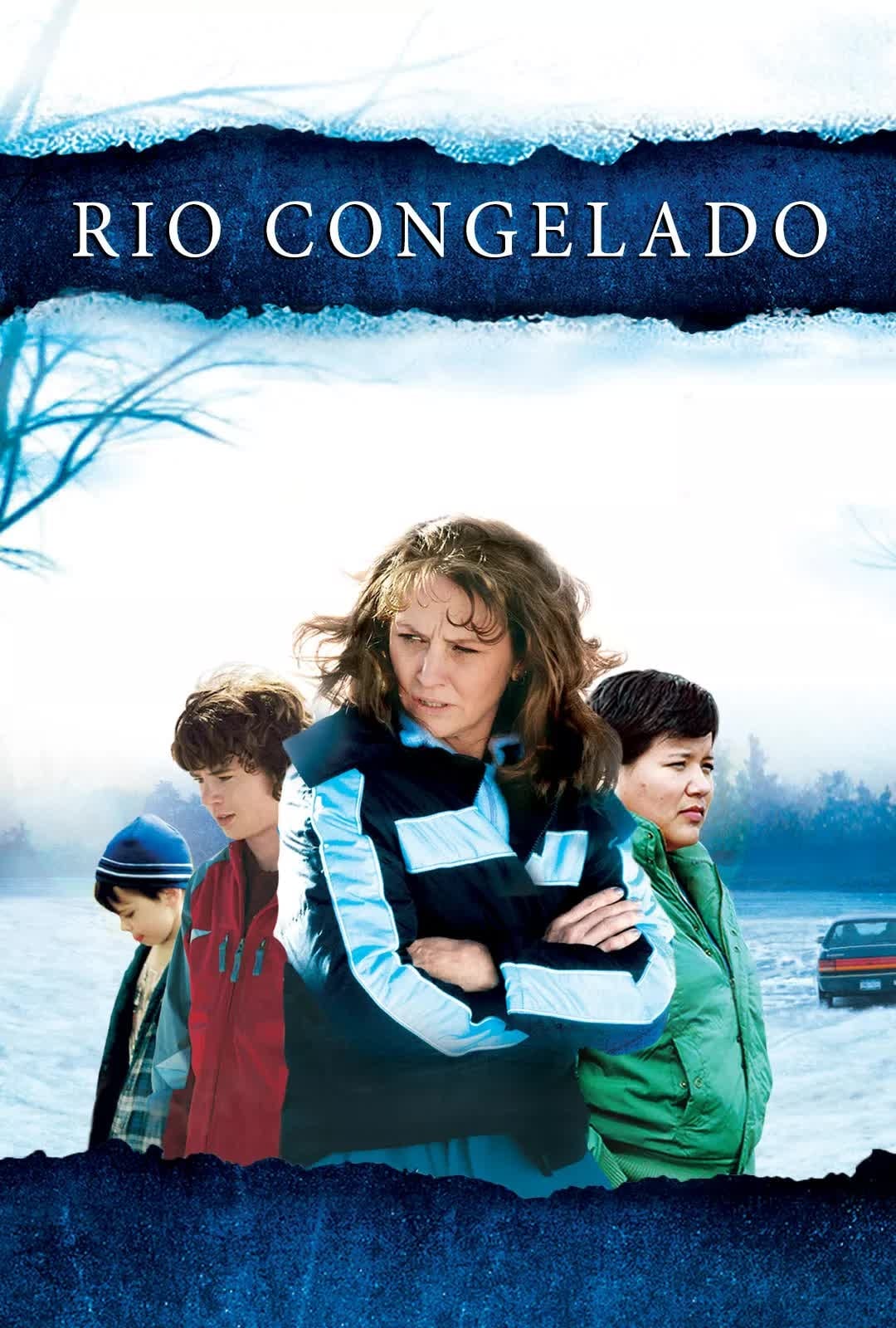 Póster de Río helado
