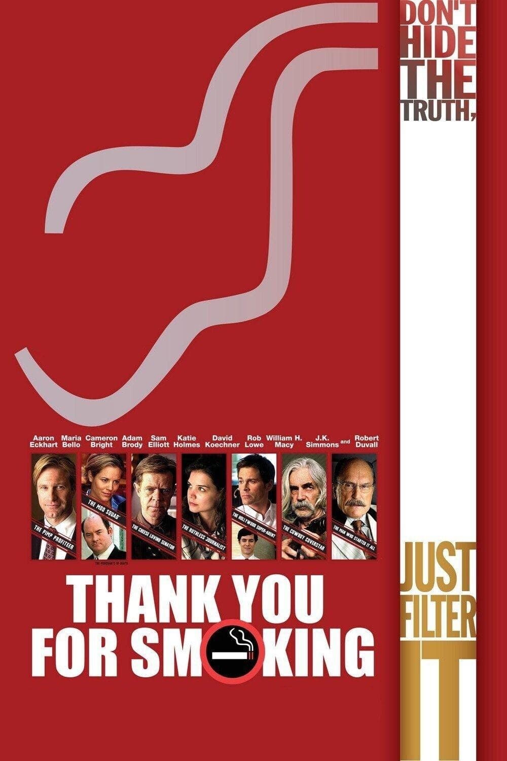 Póster de Gracias por fumar