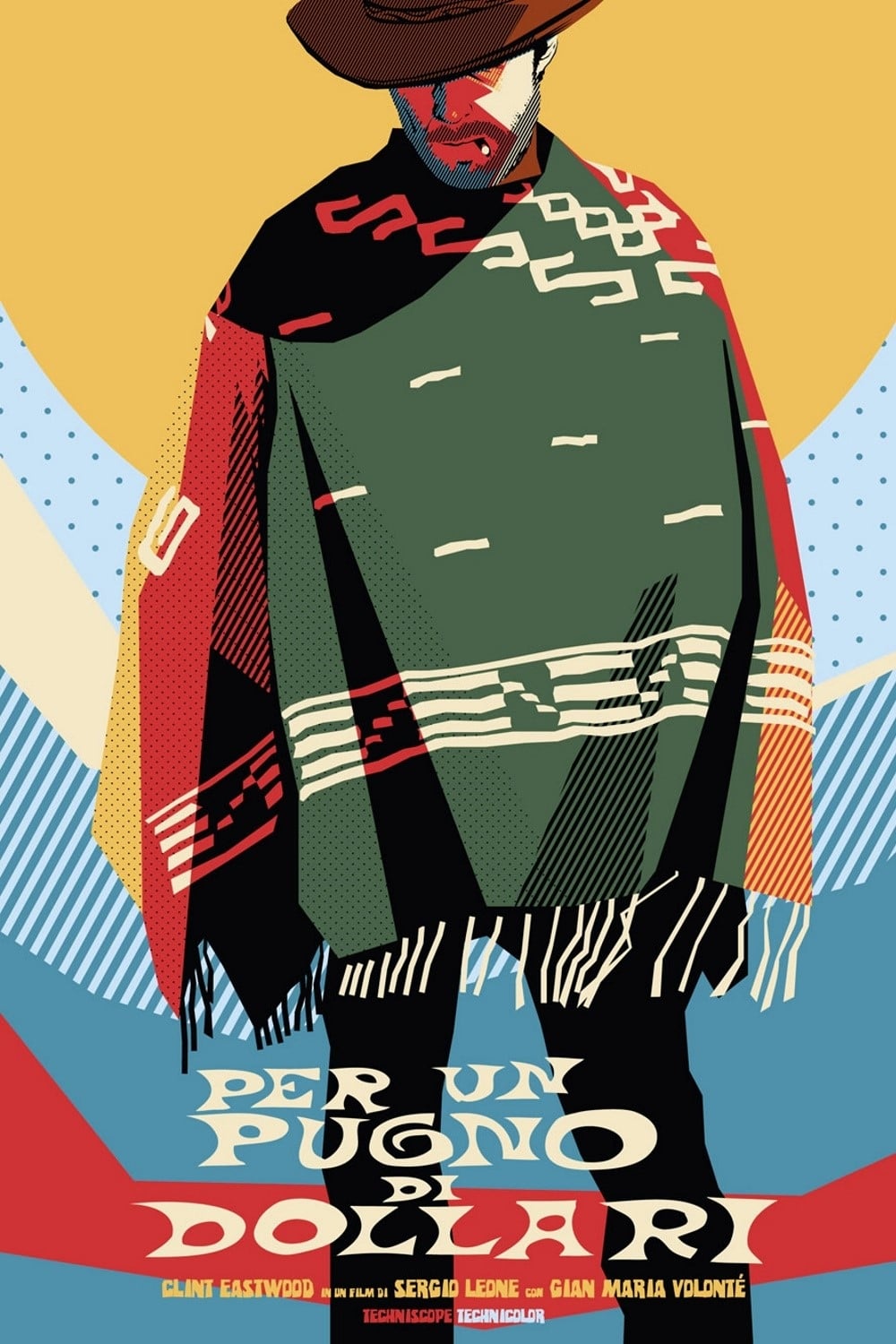 Póster de Por un puñado de dólares