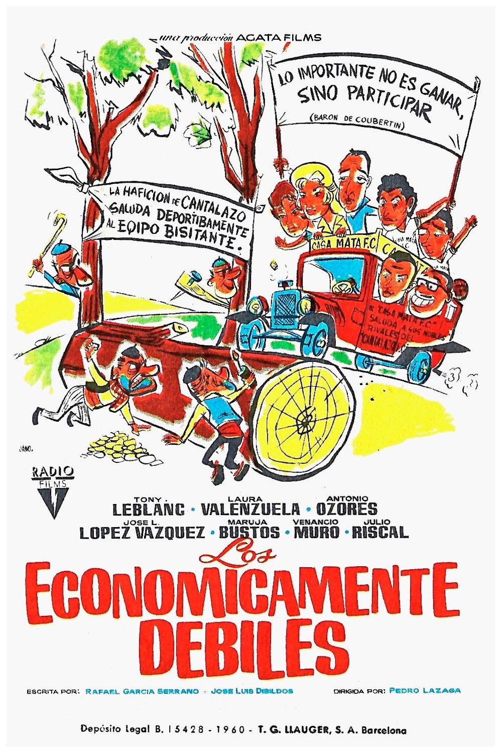 Dónde se rodó Los económicamente débiles