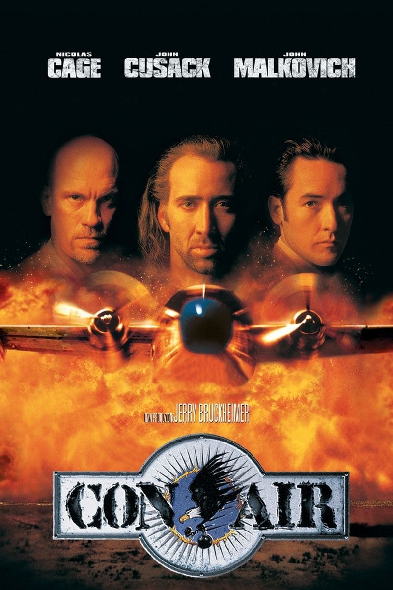 Póster de Con Air (Convictos en el aire)