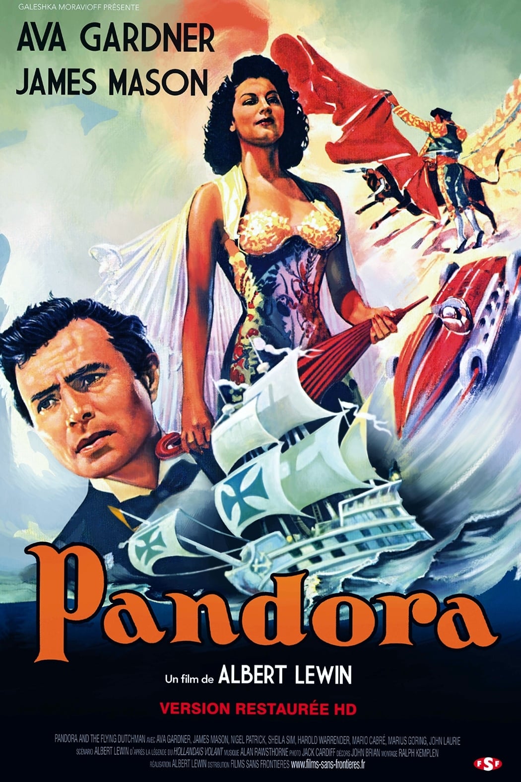 Póster de Pandora y el holandés errante