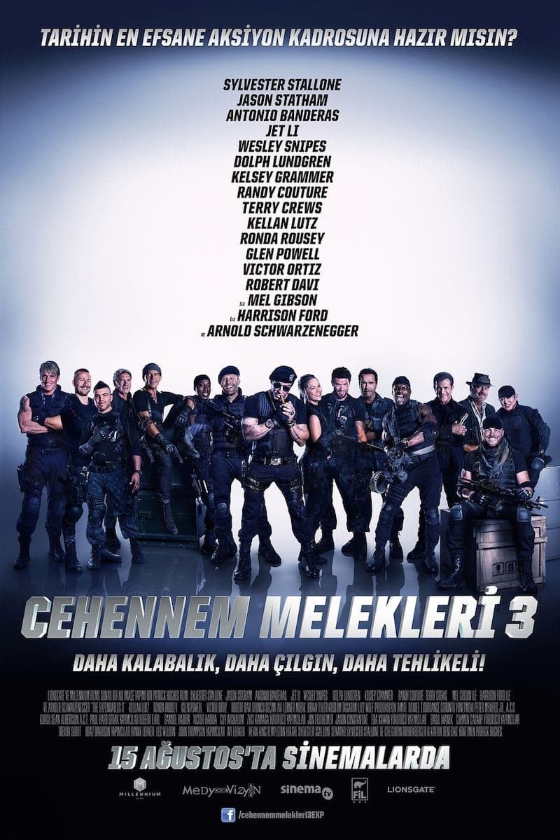 Póster de Los mercenarios 3