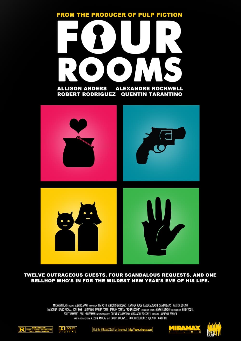 Póster de Four Rooms