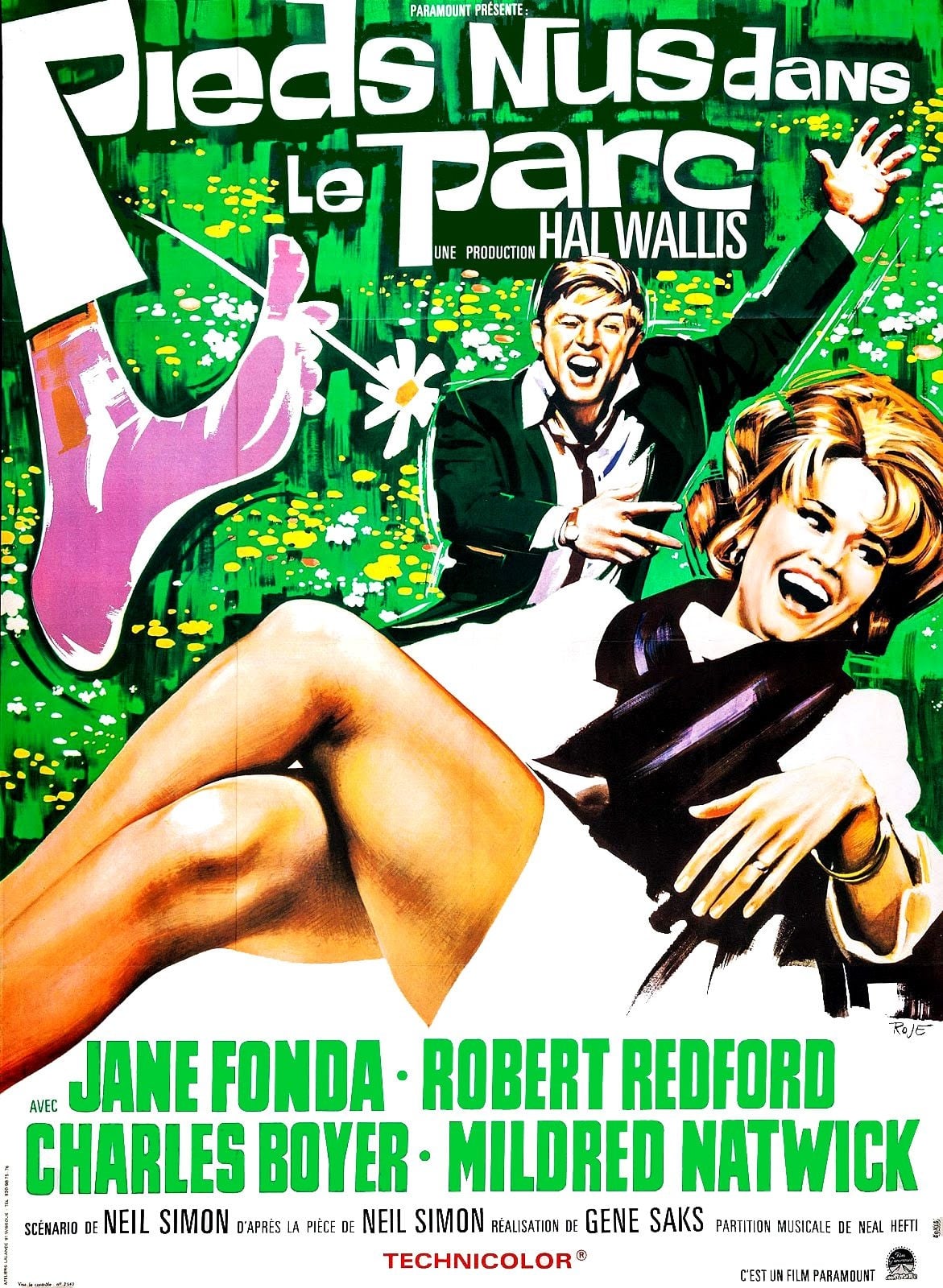 Póster de Descalzos por el parque