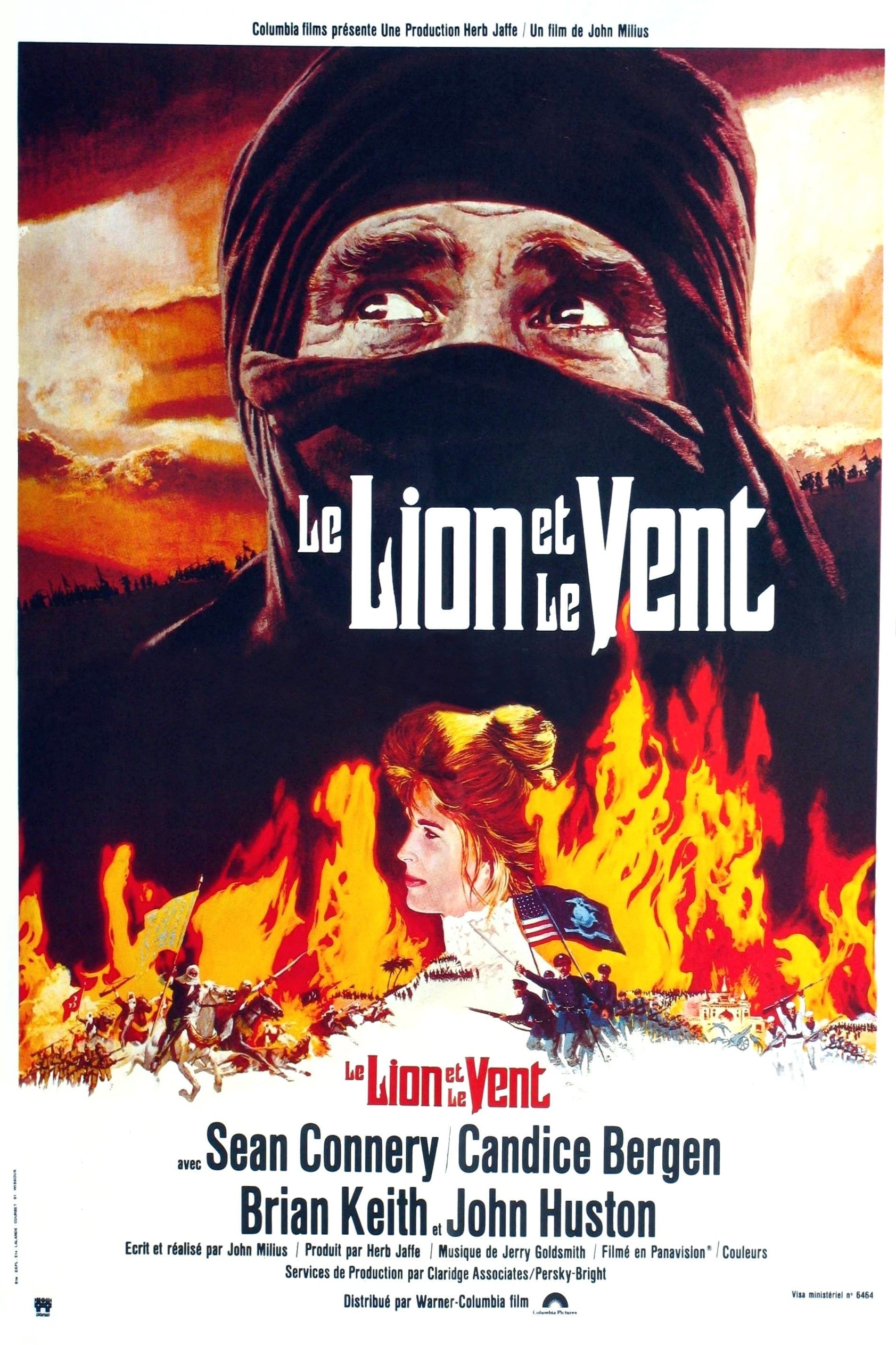 Póster de El viento y el león