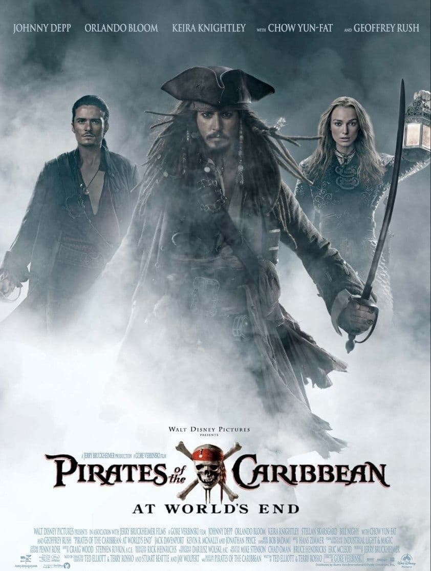 Poster of Pirates of the Caribbean: At World's End