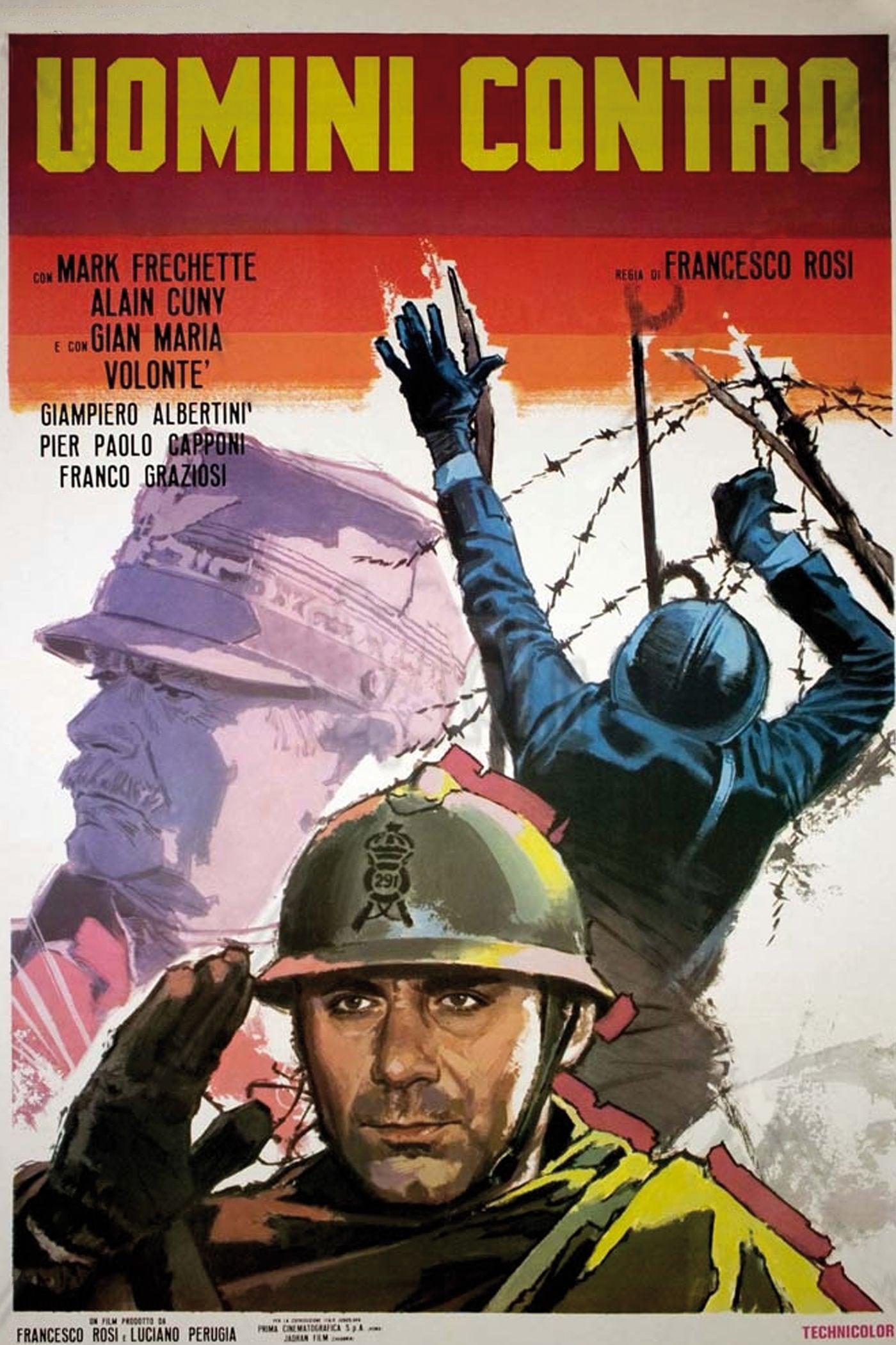 Póster de Hombres contra la guerra