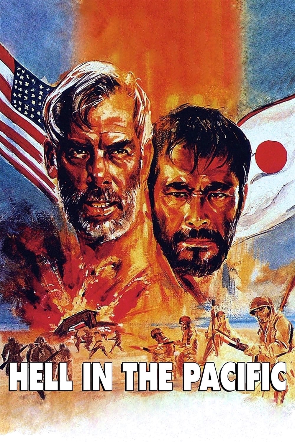 Póster de Infierno en el Pacífico