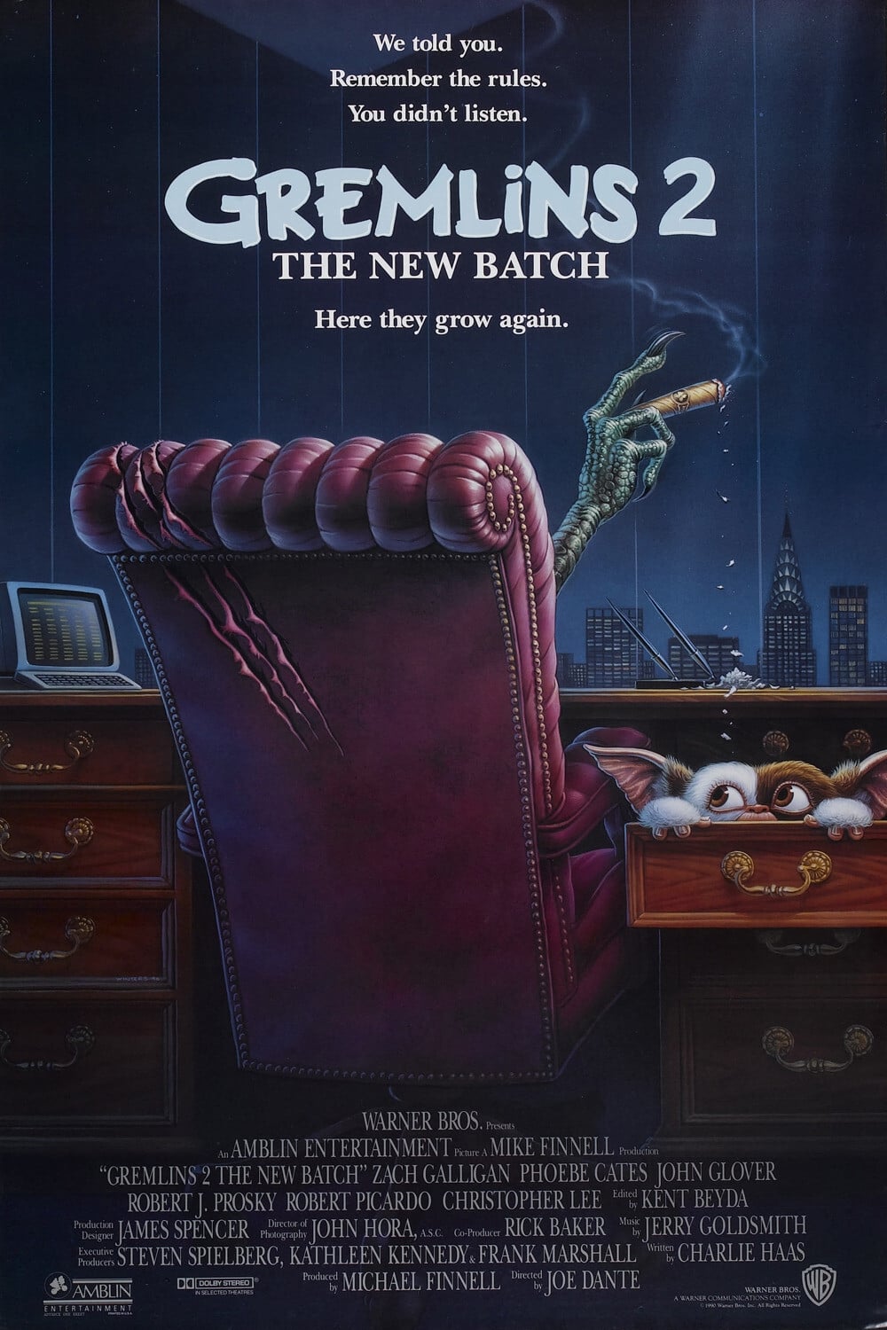 Póster de Gremlins 2: La nueva generación