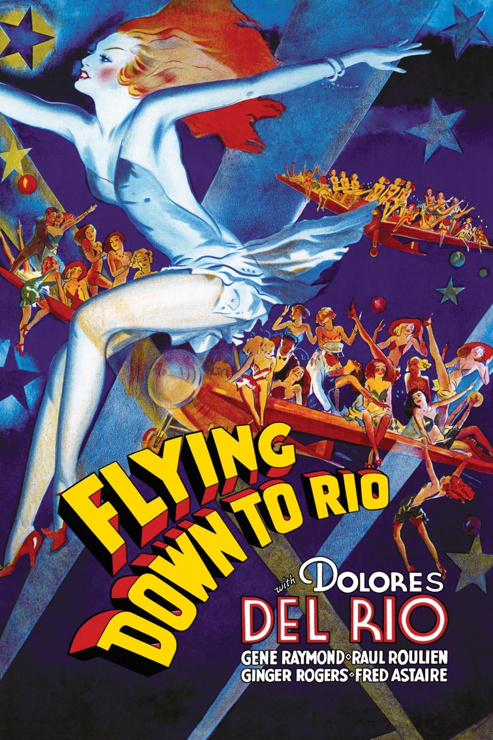Póster de Volando hacia Río de Janeiro