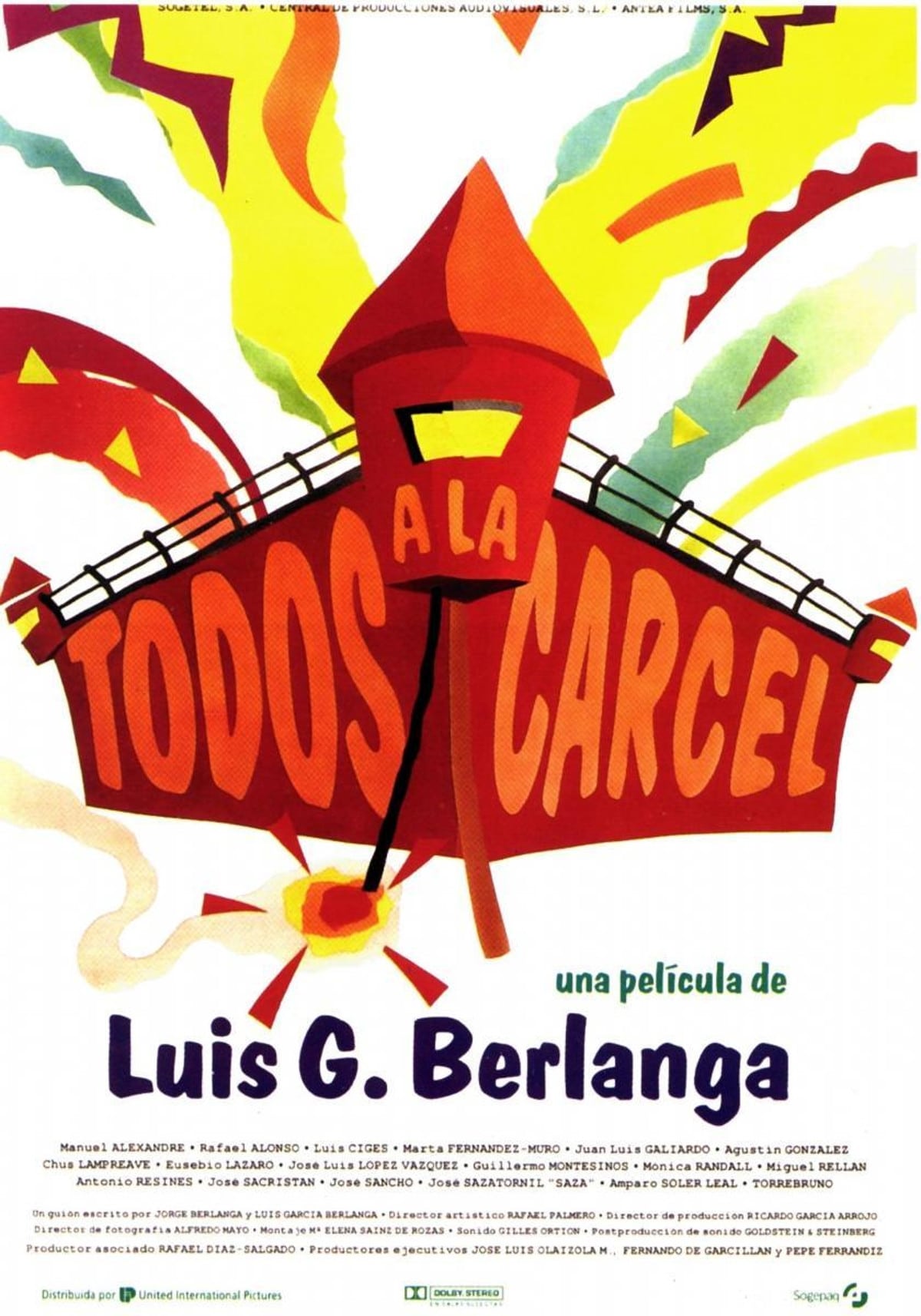 Póster de Todos a la cárcel