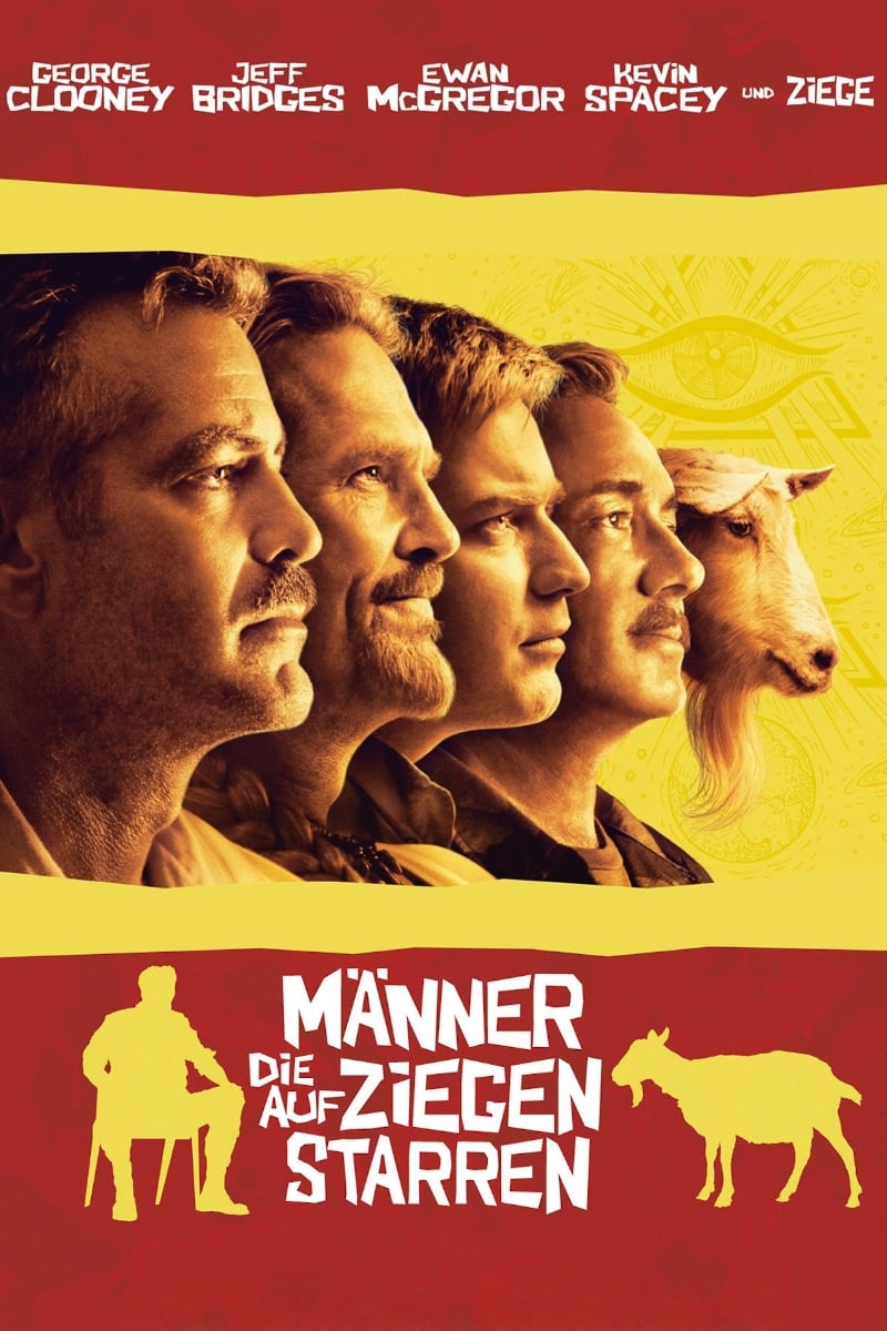 Póster de Los hombres que miraban fijamente a las cabras