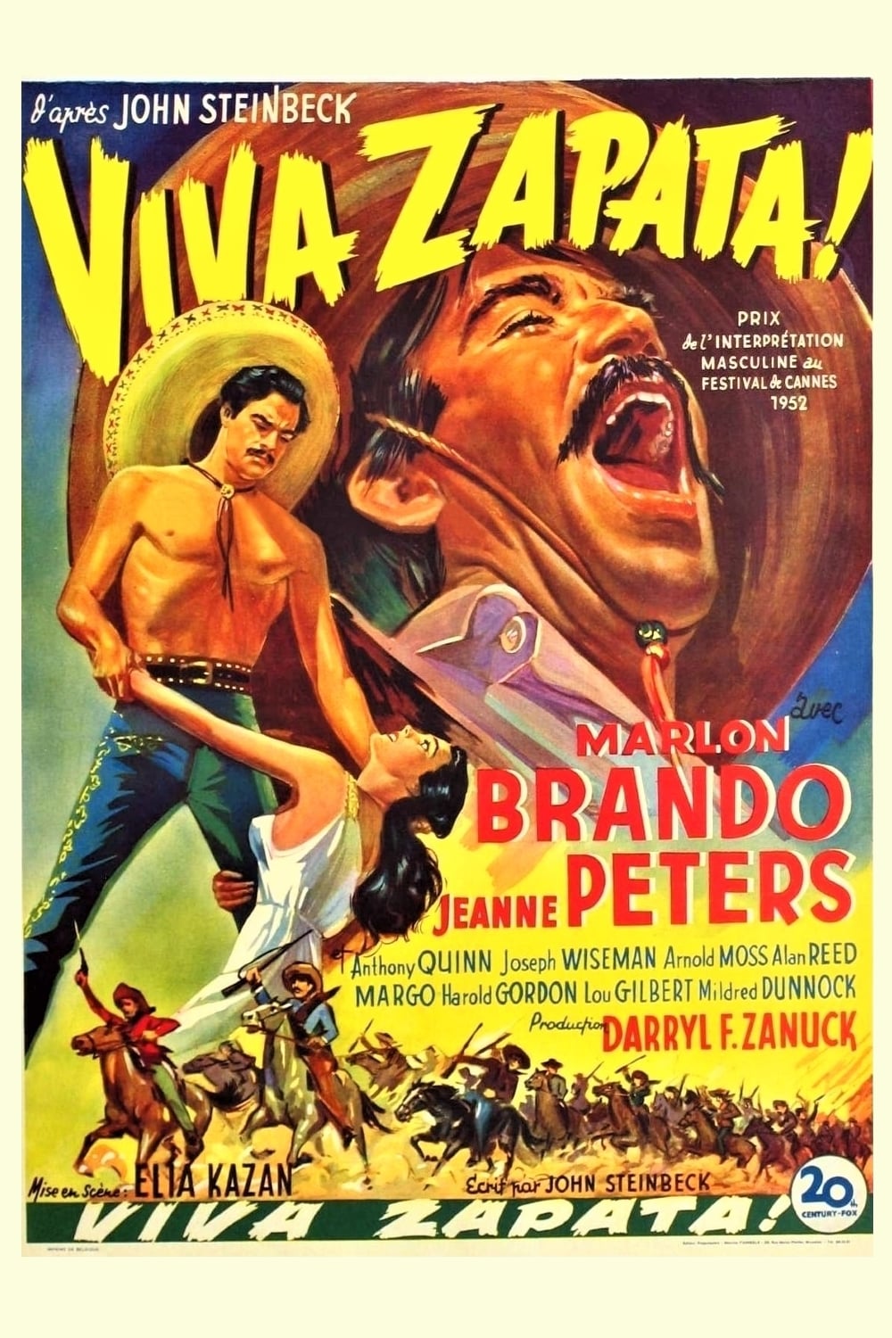 Póster de ¡Viva Zapata!
