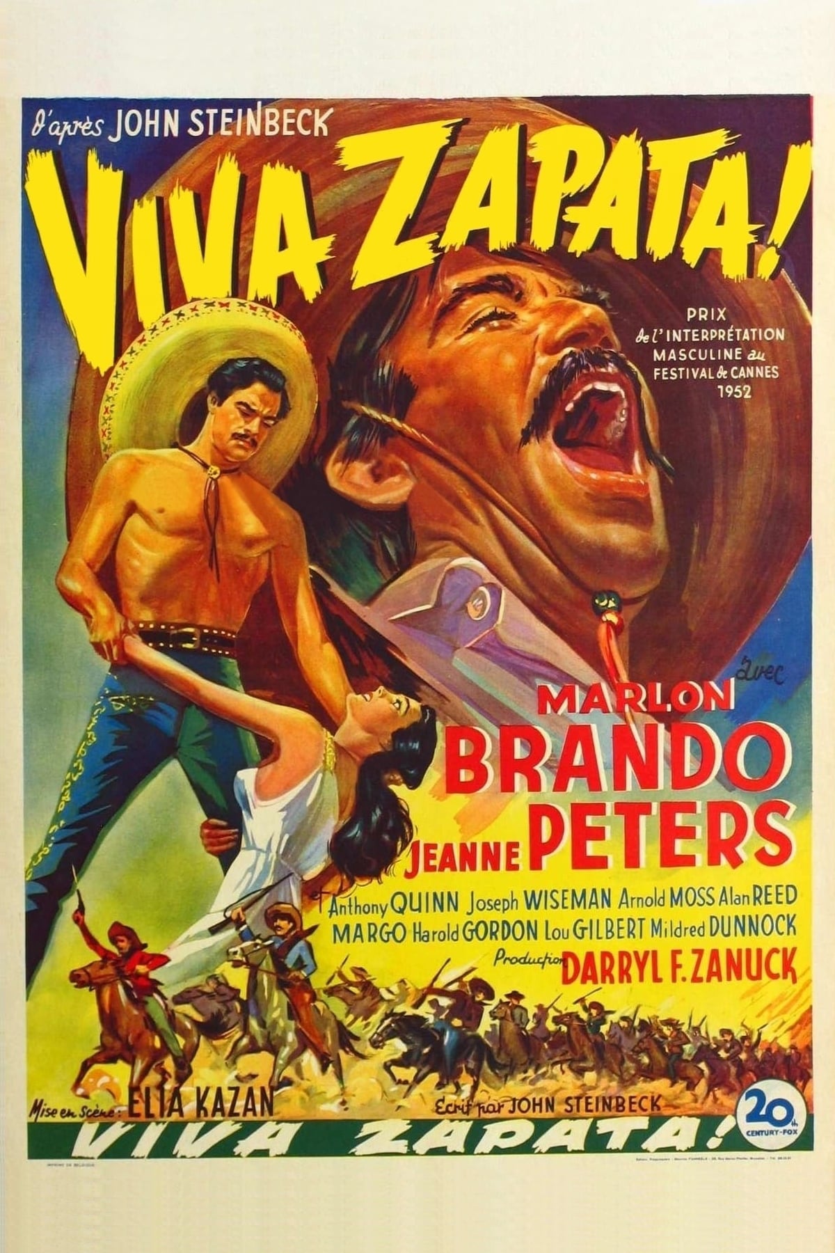 Póster de ¡Viva Zapata!