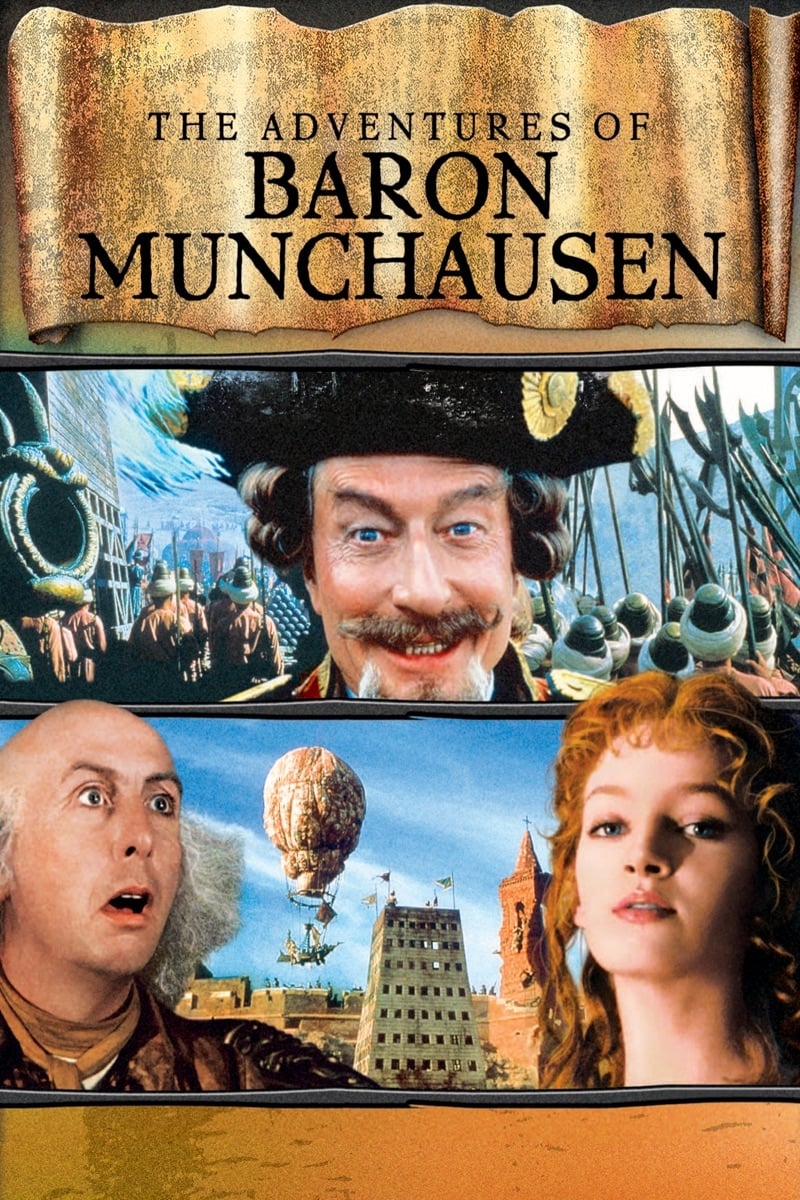 Póster de Las aventuras del Barón Munchausen