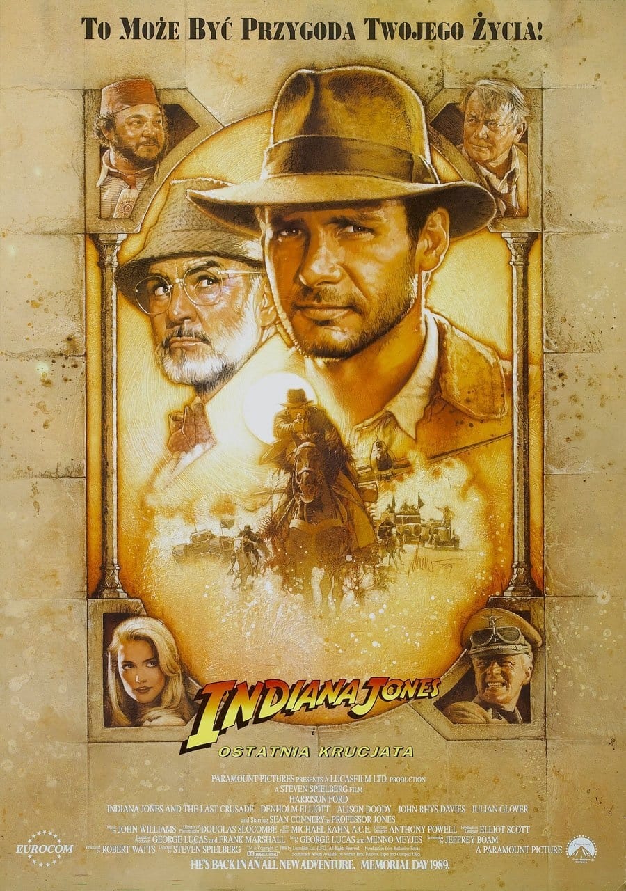 Póster de Indiana Jones y la última cruzada