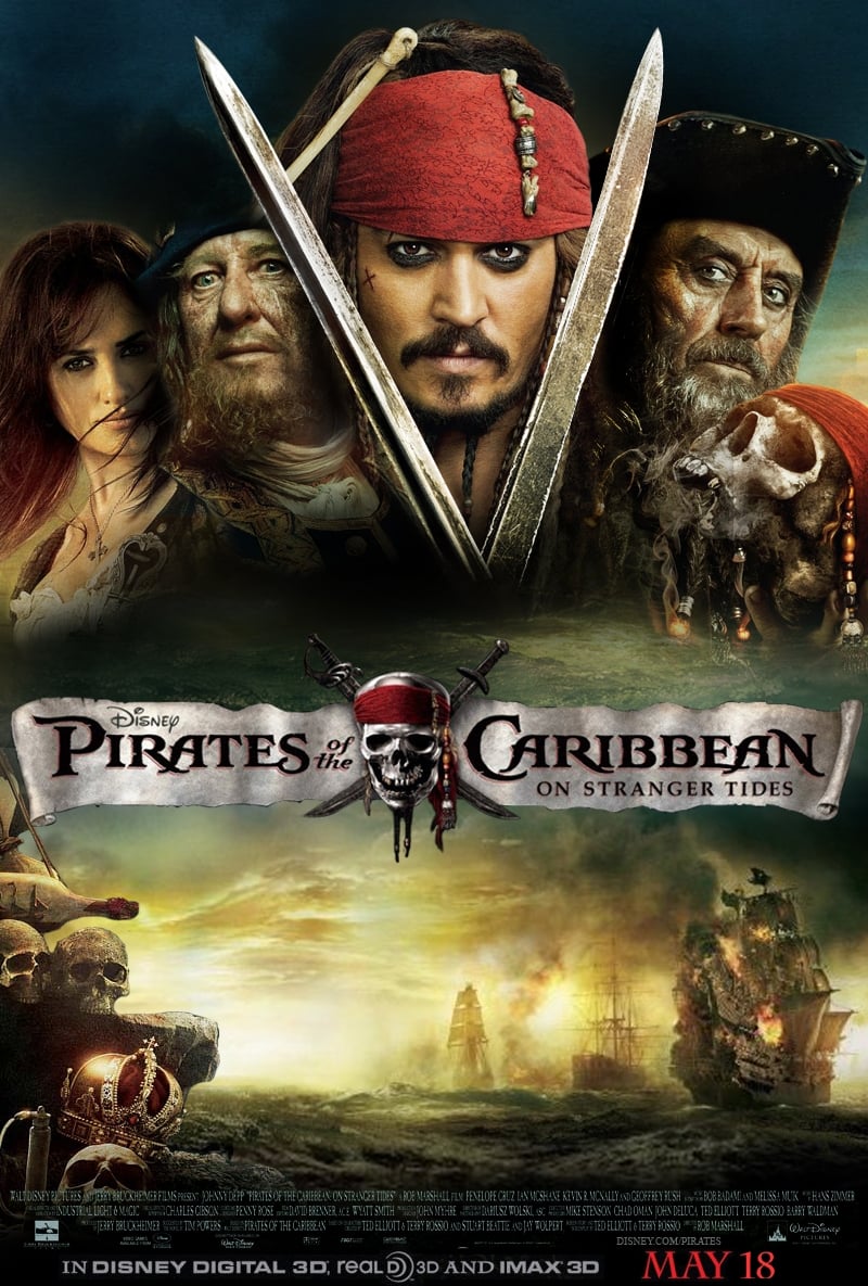 Póster de Piratas del Caribe: En mareas misteriosas