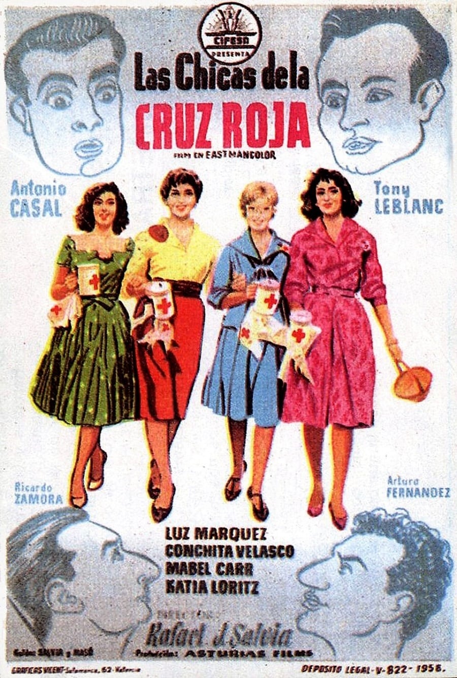 Póster de Las chicas de la Cruz Roja