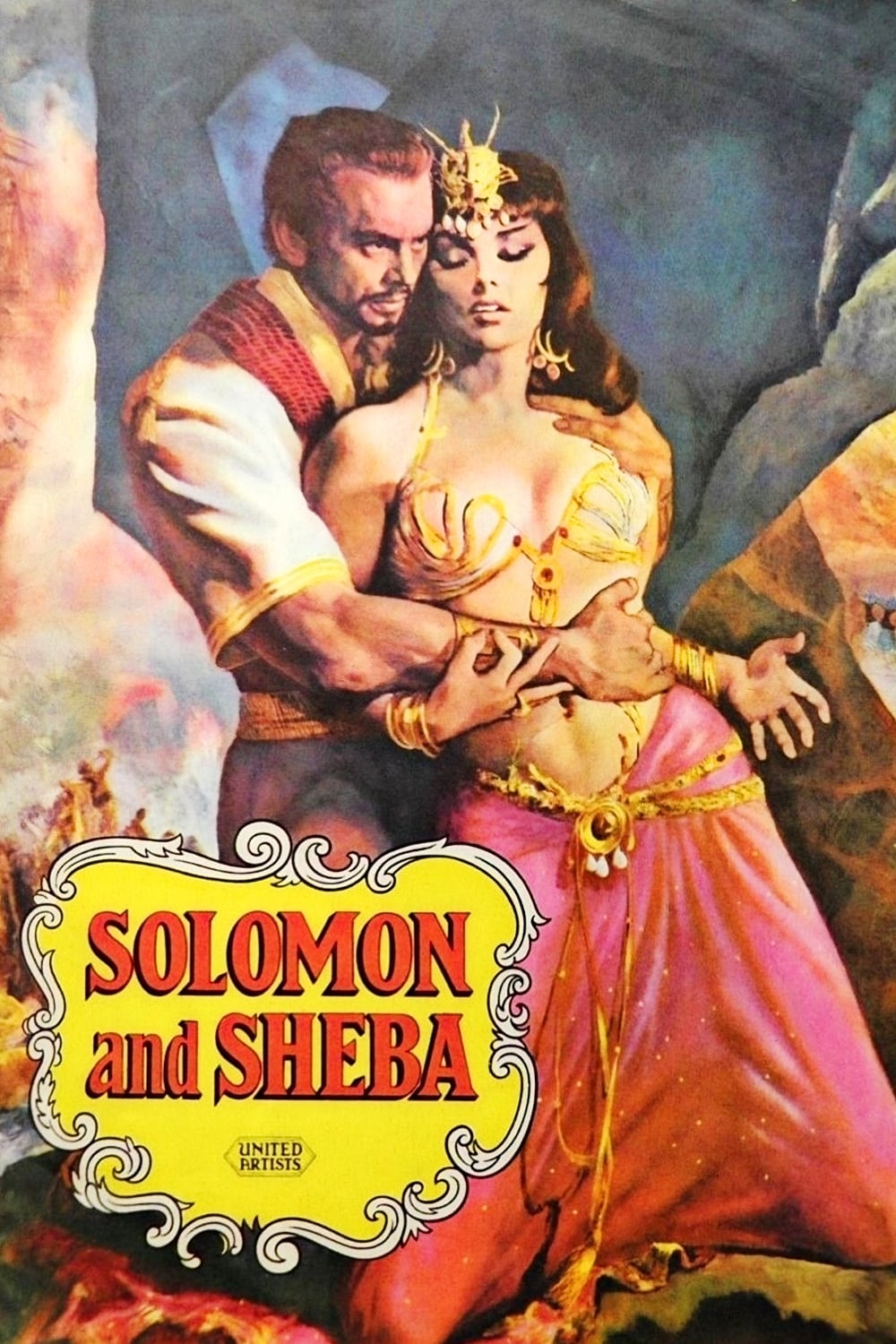 Póster de Salomón y la reina de Saba