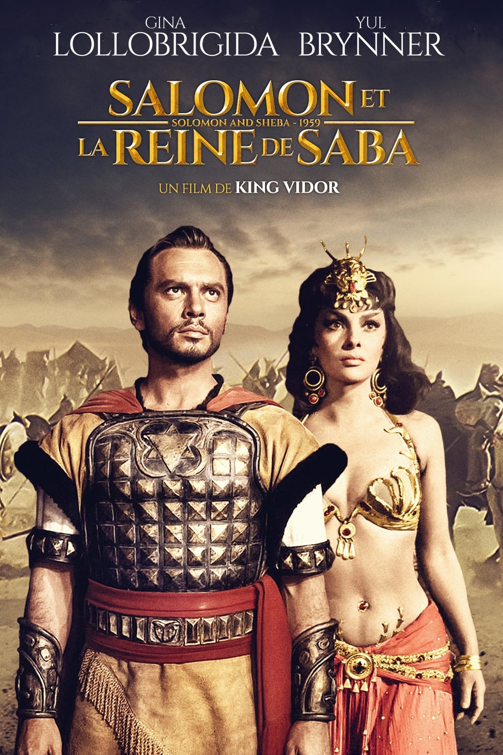 Póster de Salomón y la reina de Saba
