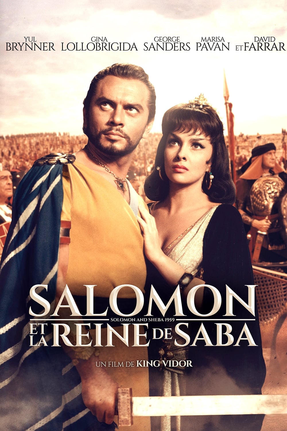 Póster de Salomón y la reina de Saba