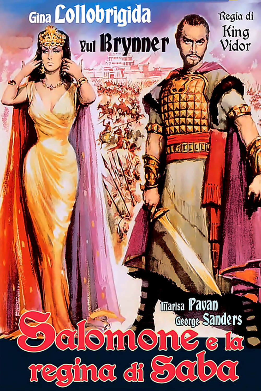 Póster de Salomón y la reina de Saba