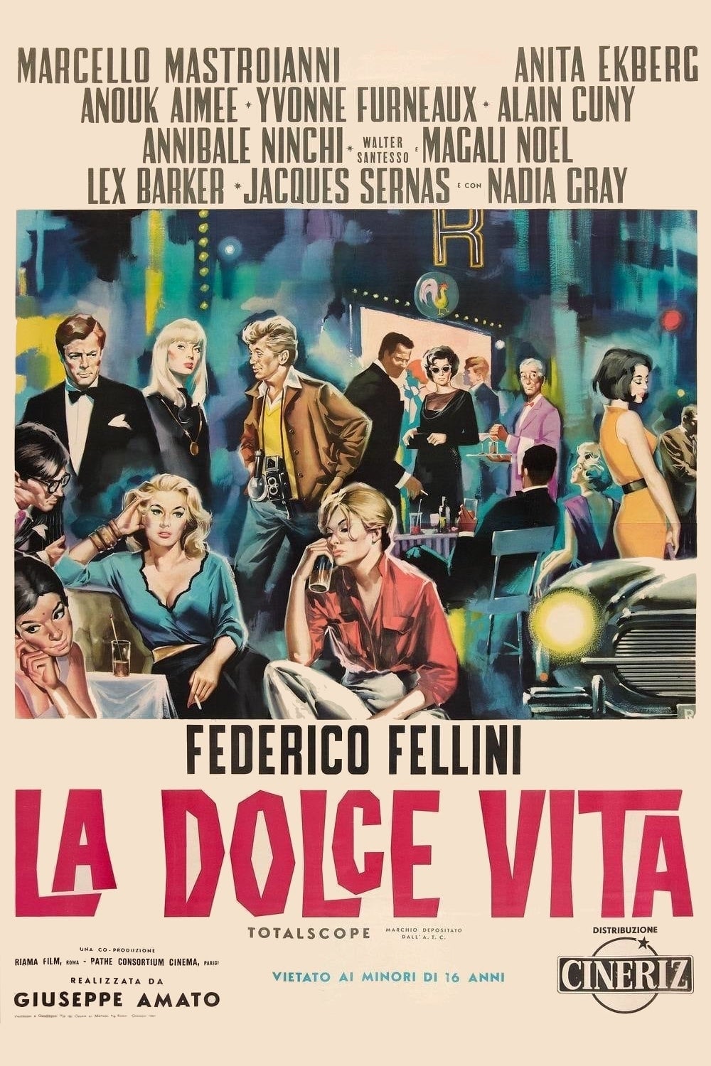 Póster de La dolce vita
