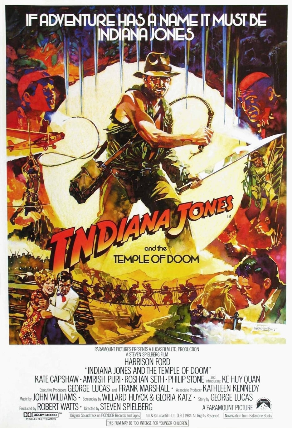 Poster of Indiana Jones and the Temple of Doom