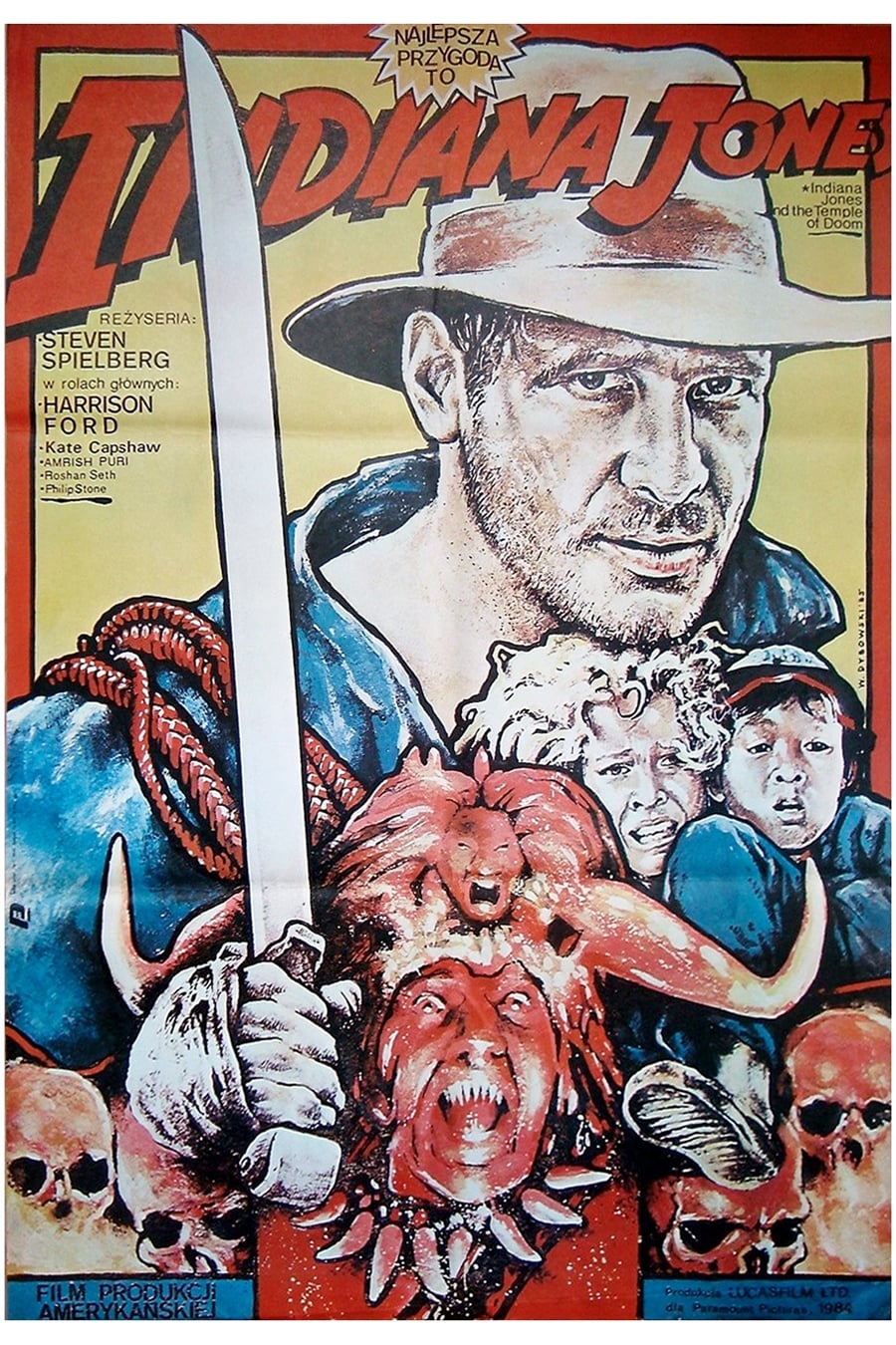 Poster of Indiana Jones and the Temple of Doom