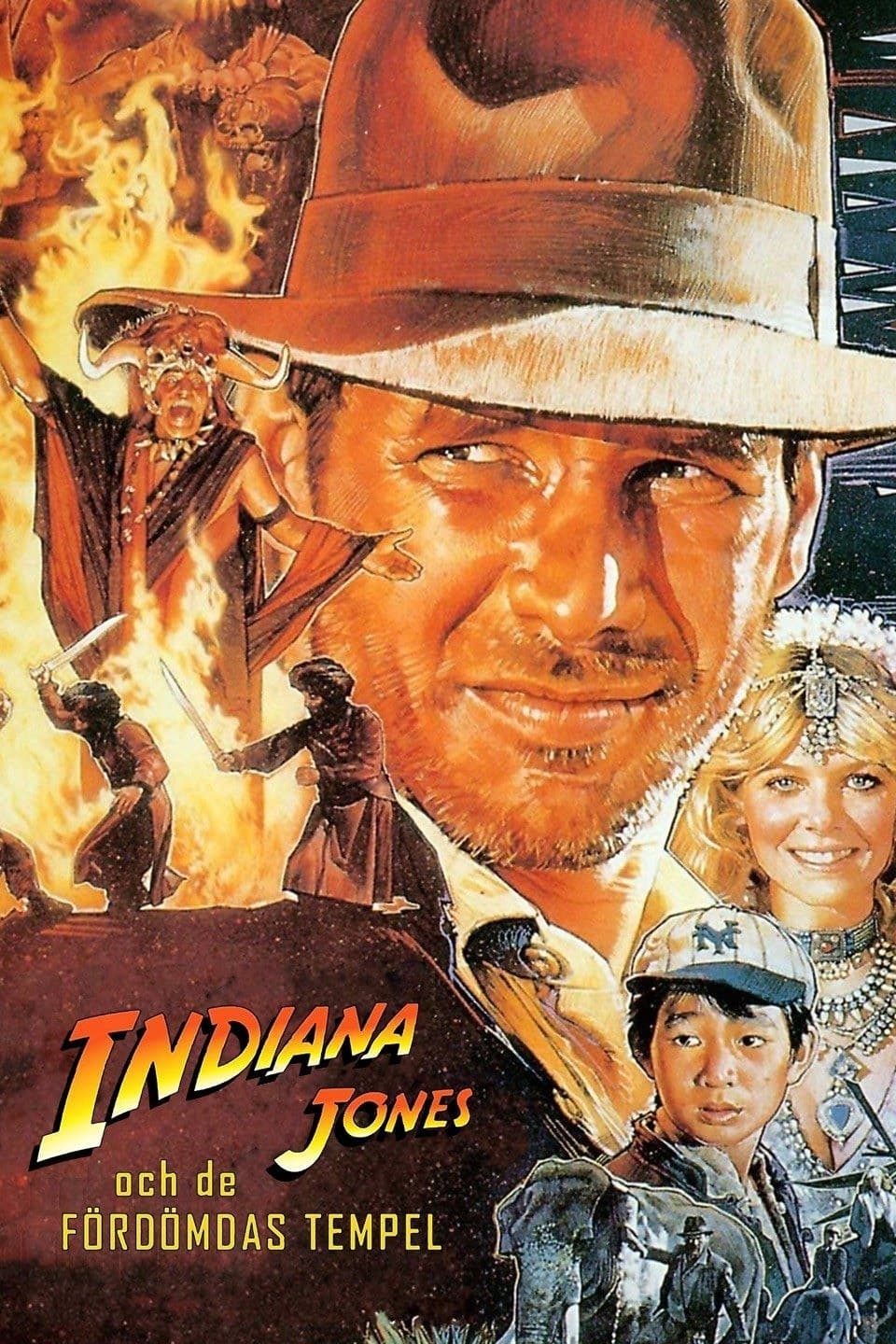 Poster of Indiana Jones and the Temple of Doom
