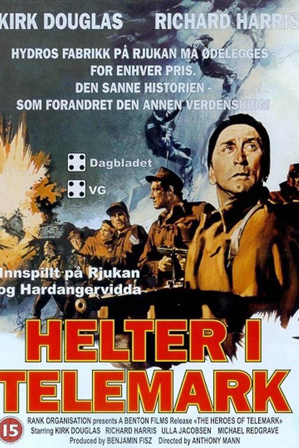 Póster de Los héroes de Telemark