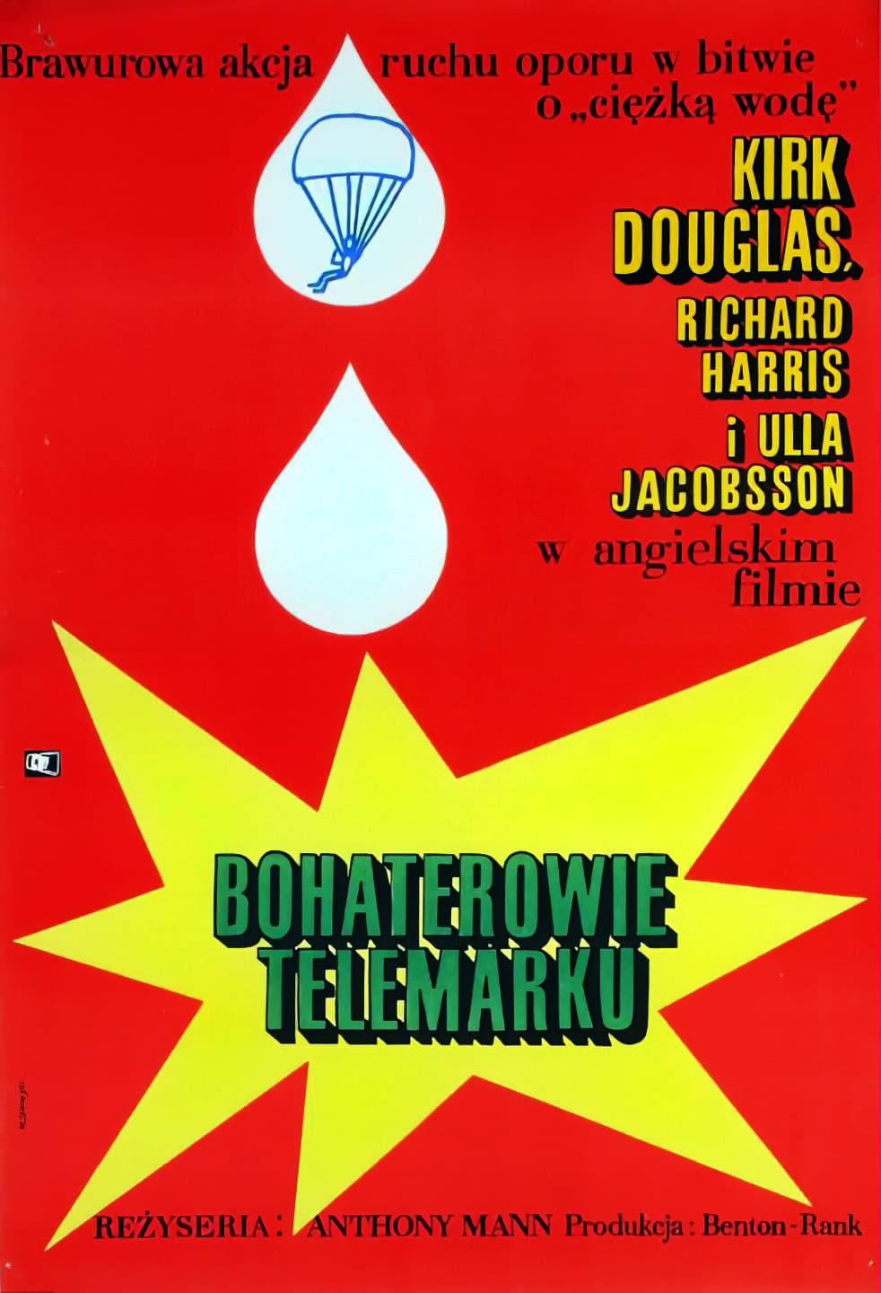Póster de Los héroes de Telemark