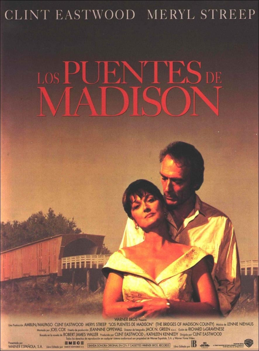 Póster de Los puentes de Madison