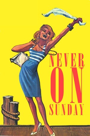 Never on Sunday film poster